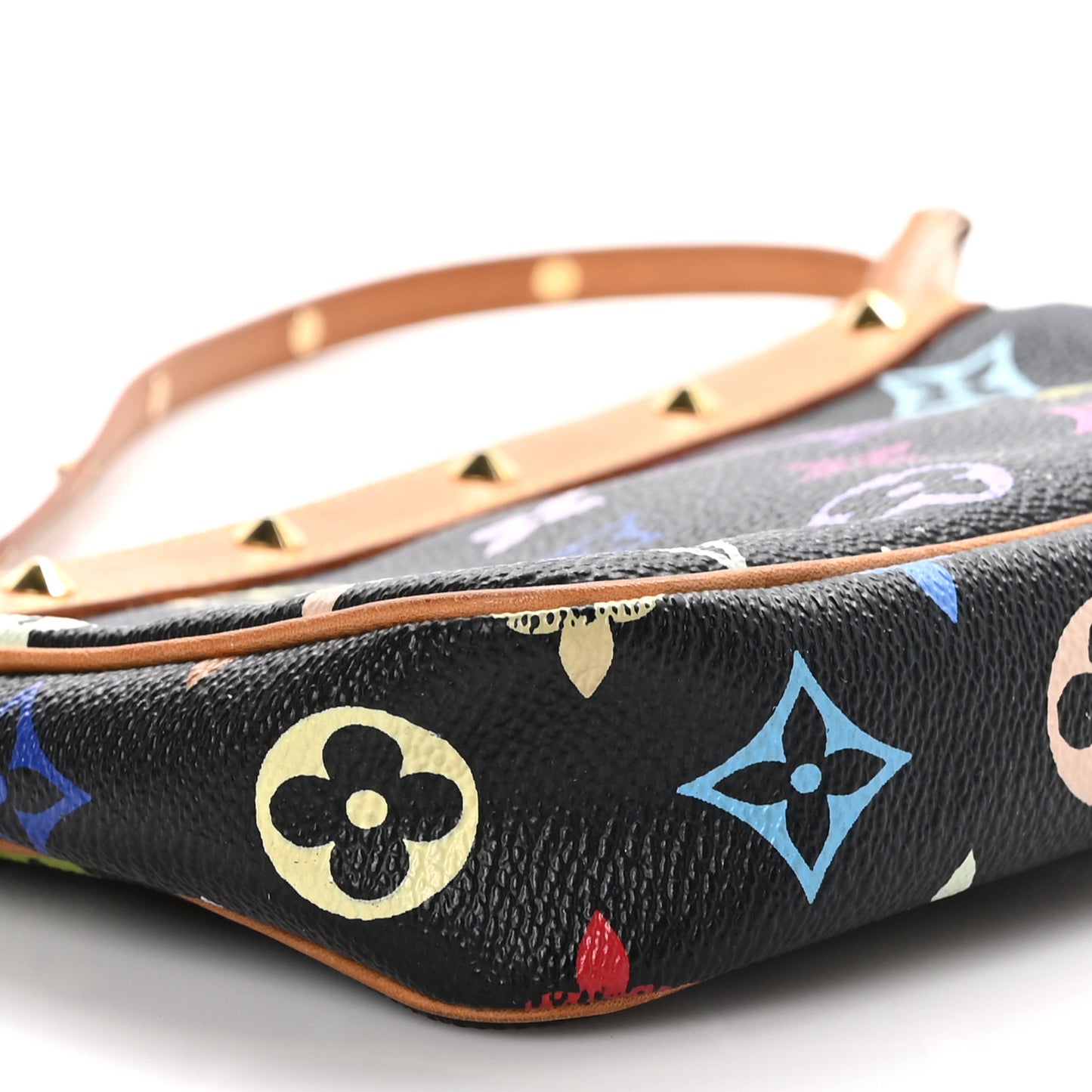 Monogram Multicolor Pochette Accessories Black