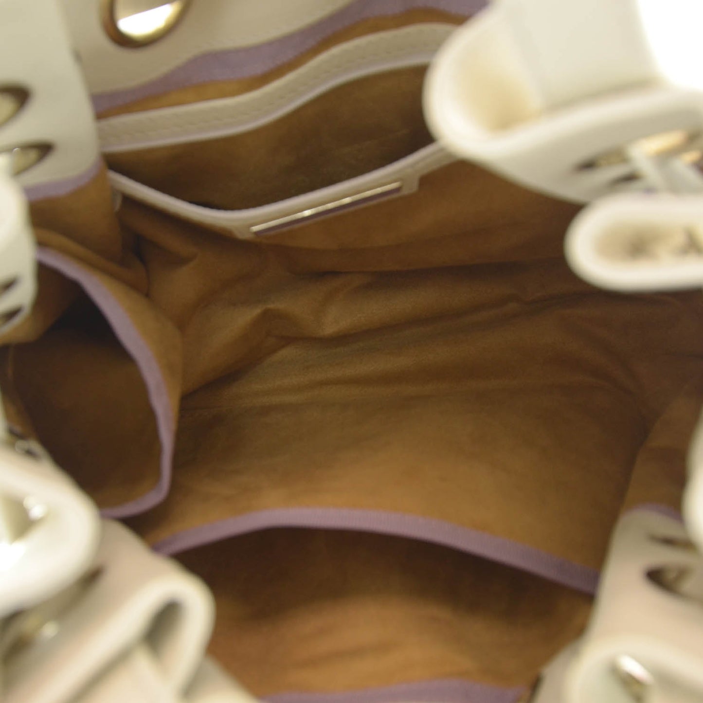 Leather Riki Tote Ivory