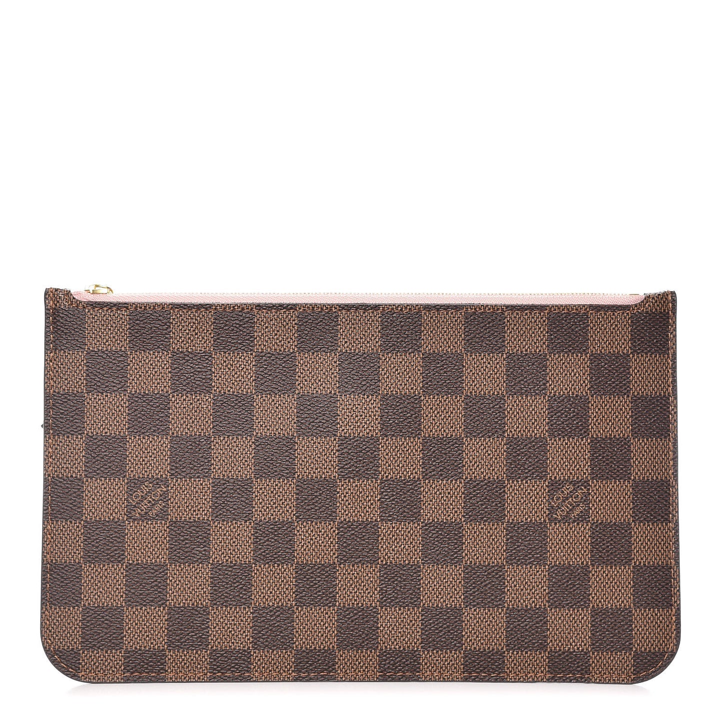 Damier Ebene Neverfull MM GM Pochette Rose Ballerine