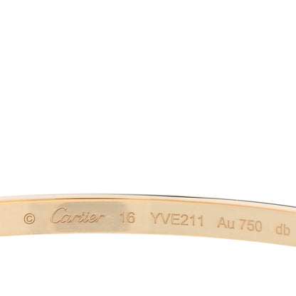 Cartier 18K Yellow Gold Small LOVE Bracelet 16 3 of 7