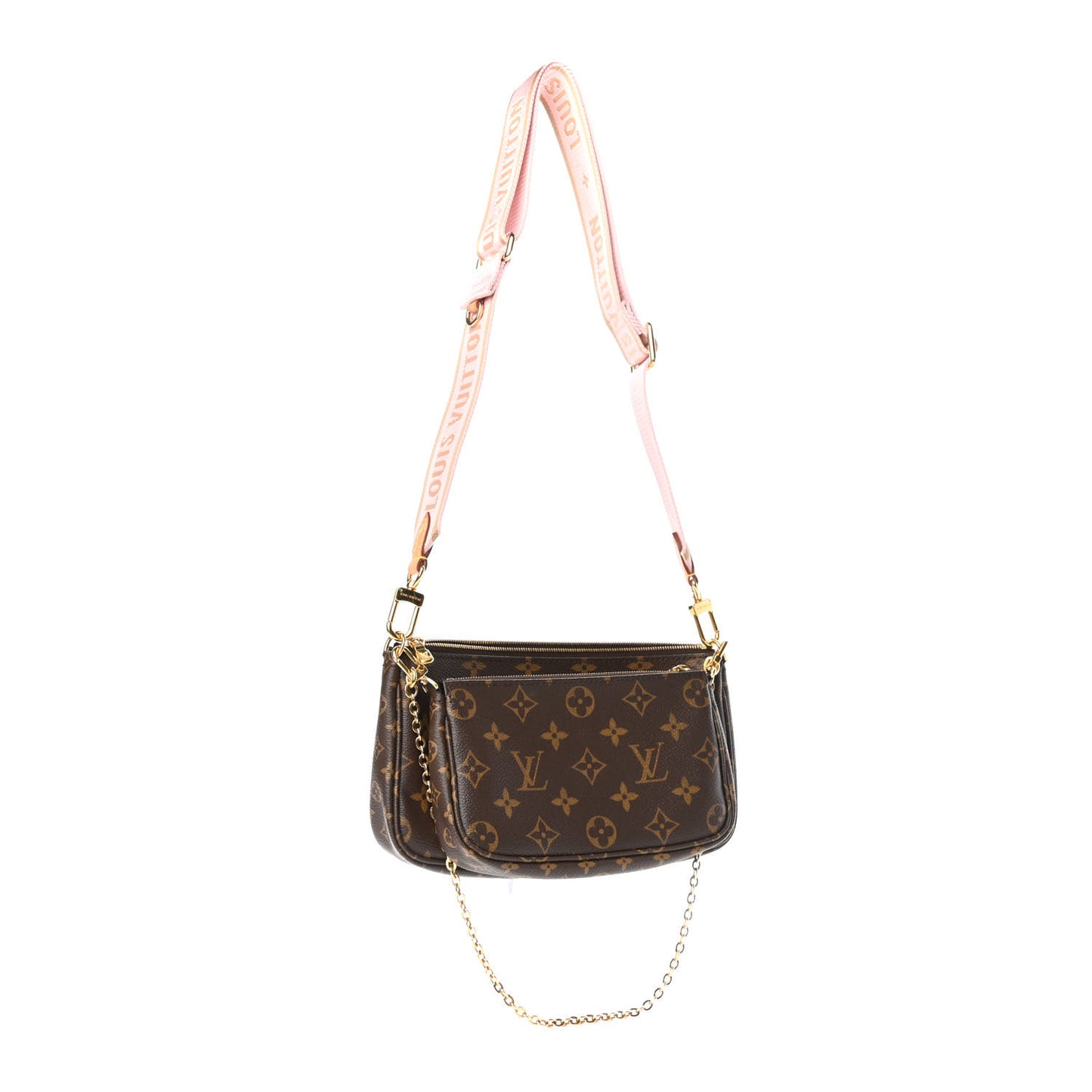 Monogram Multi Pochette Accessories Rose Clair
