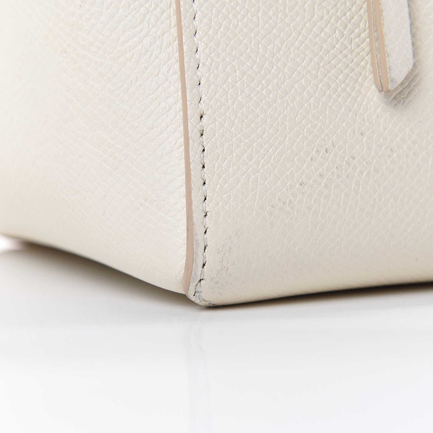 Celine Baby Grained Calfskin Micro Belt Bag White 15 of 19