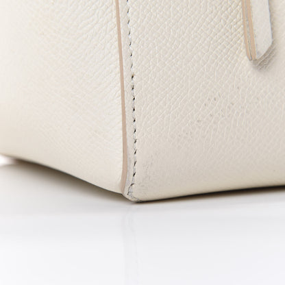 Celine Baby Grained Calfskin Micro Belt Bag White 15 of 19