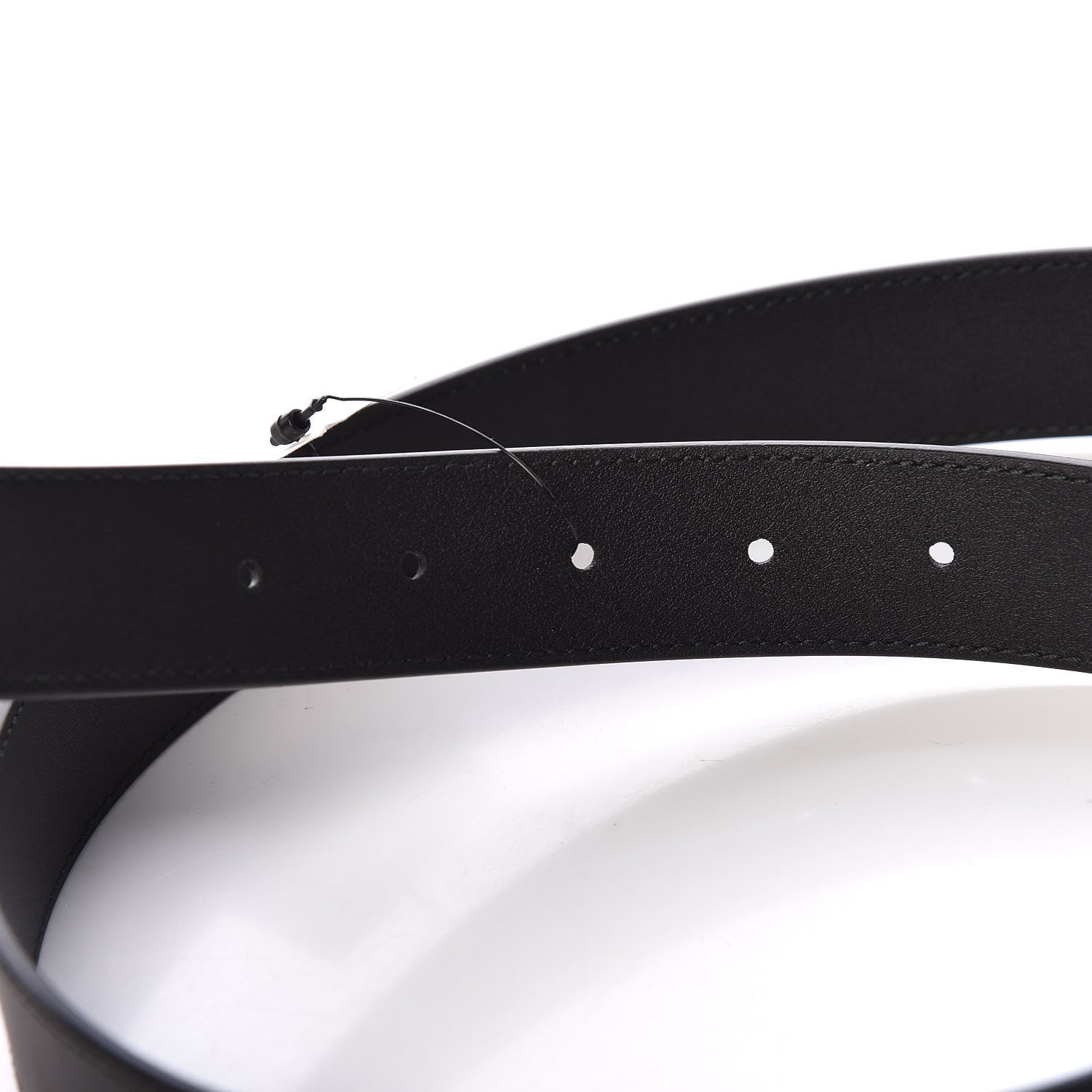 Gucci Calfskin Double G 30mm Belt 80 32 Black 5 of 7