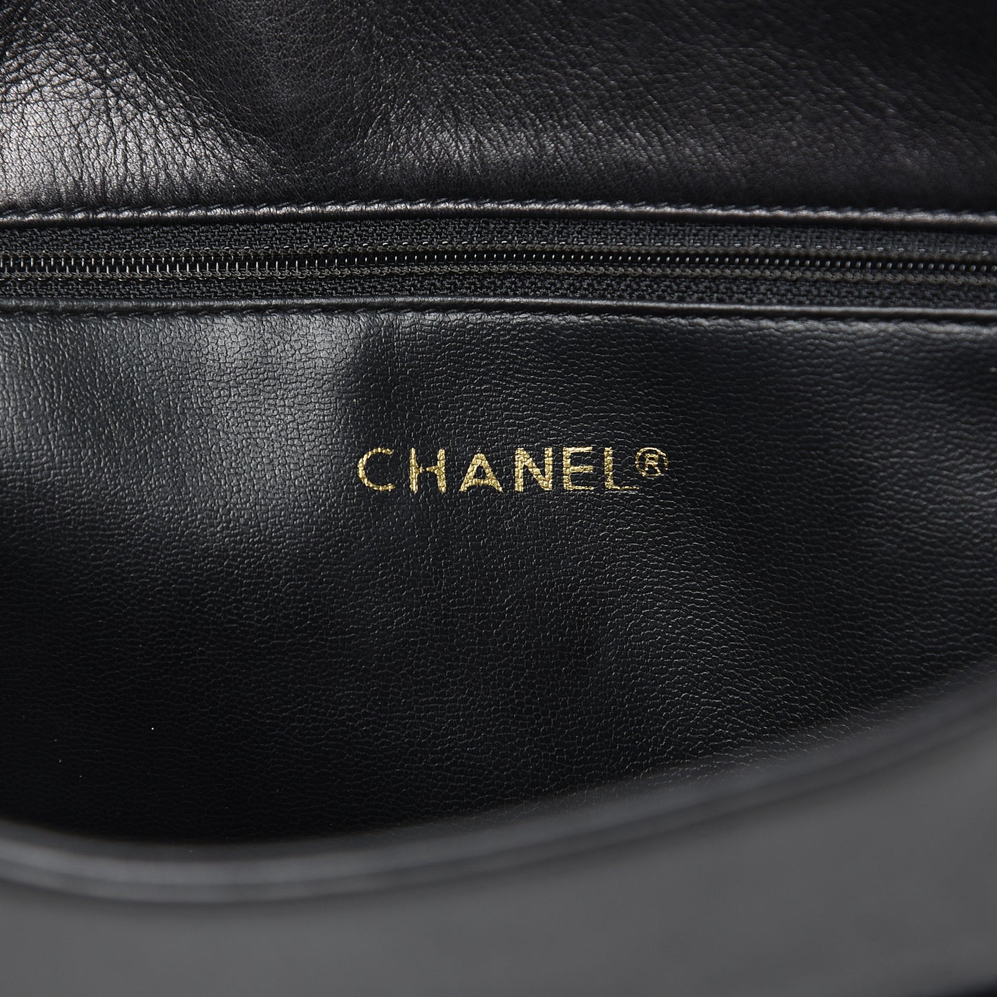 Lambskin Quilted Shoulder Bag Black