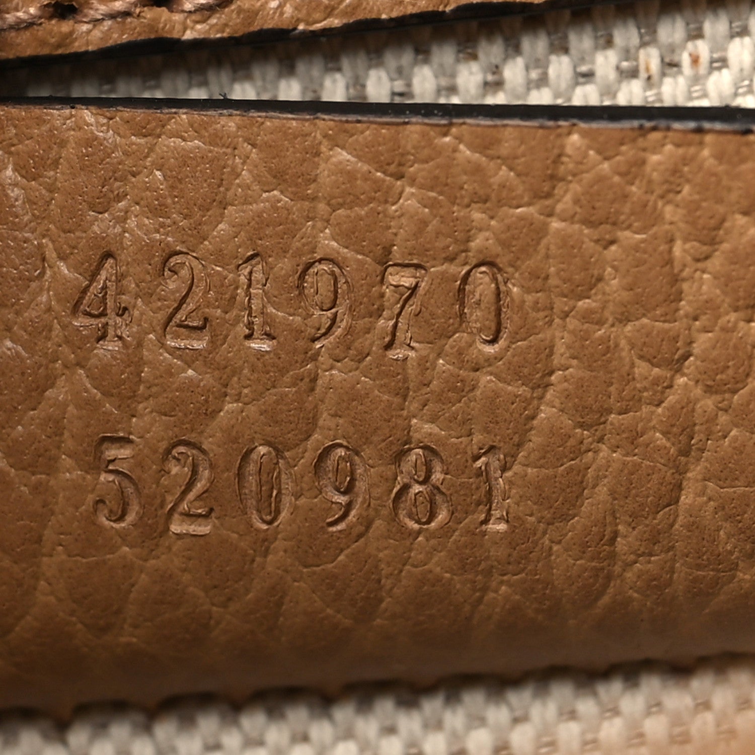 Gucci Dollar Calfskin Crystal Mini Dionysus Shoulder Bag Natural Tan Black Diamond 7 of 10