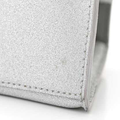 Balenciaga Sparkling Fabric Hourglass Top Handle Bag XS Silver 12 of 13