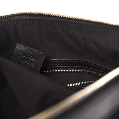 Gucci Monogram Web Studded Pelham Shoulder Bag Black 7 of 11