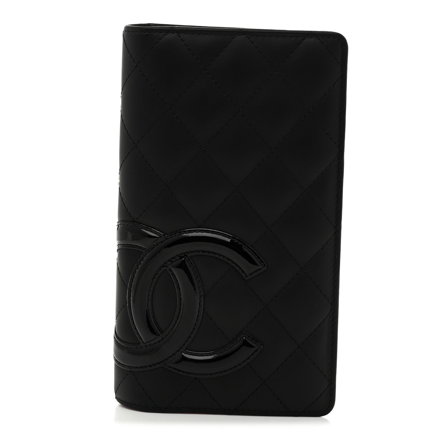 Chanel Calfskin Quilted Cambon Yen Wallet Black 1 of 8