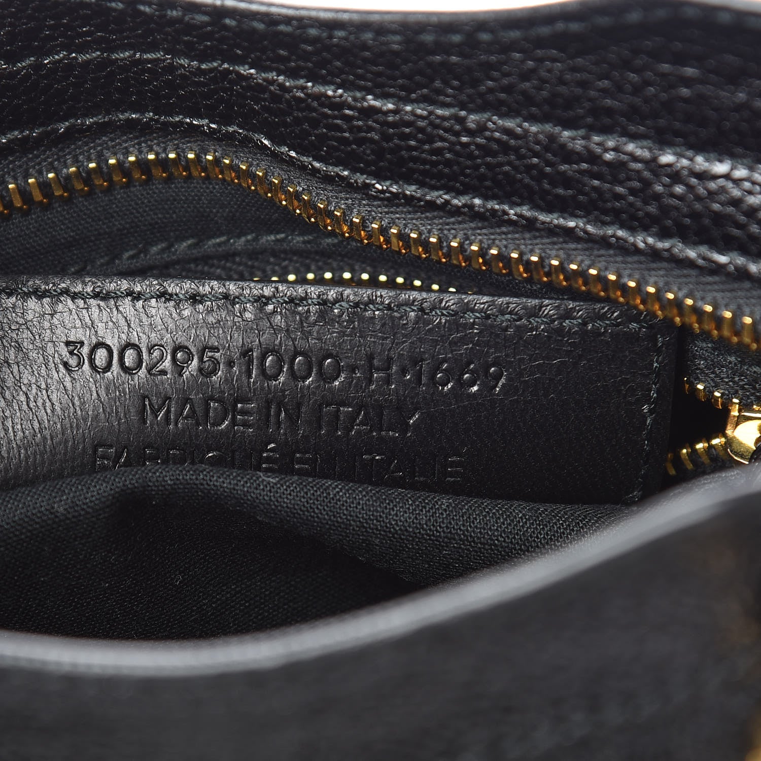 Balenciaga Chevre Gold Metallic Edge Hardware Mini City Black 9 of 9