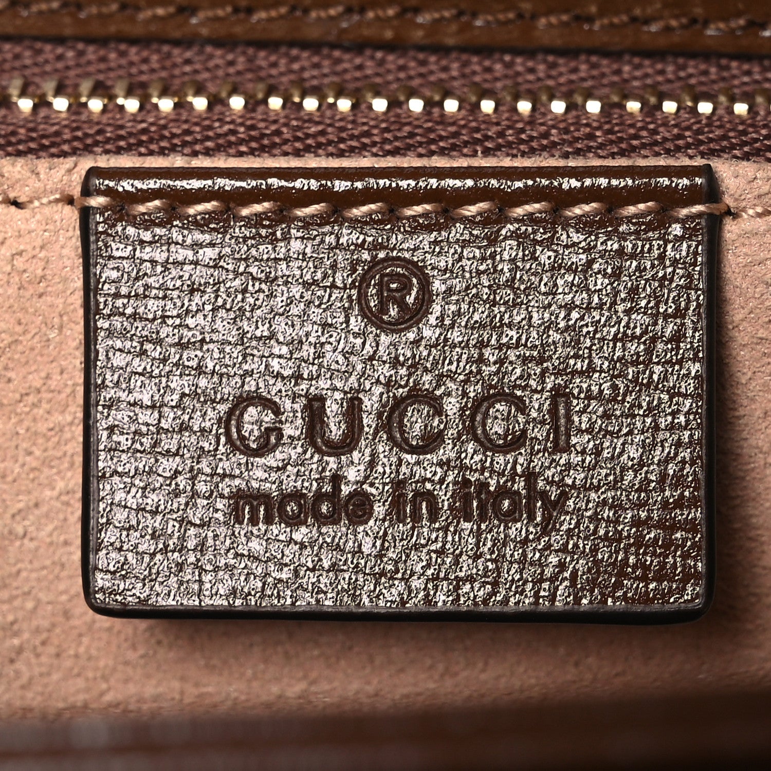 Gucci GG Supreme Monogram Horsebit 1955 Shoulder Bag Beige Brown Sugar 10 of 17