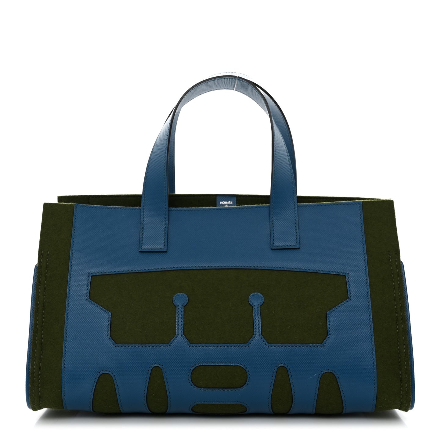 Epsom Feutre Petit H Decoupe Basse PM Skeleton Tote Bleu de Galice Canopee