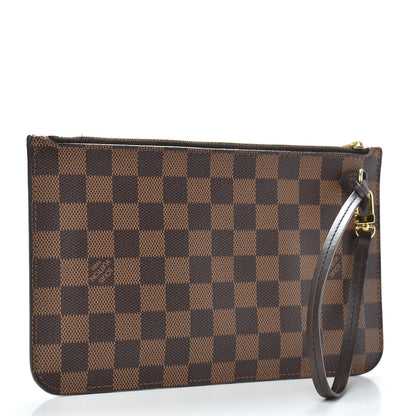 Louis Vuitton Damier Ebene Neverfull MM GM Pochette 3 of 7