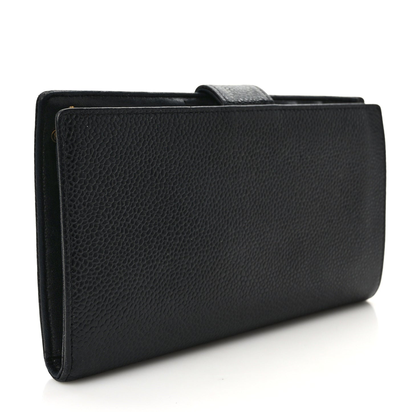 Caviar Timeless CC French Wallet Black