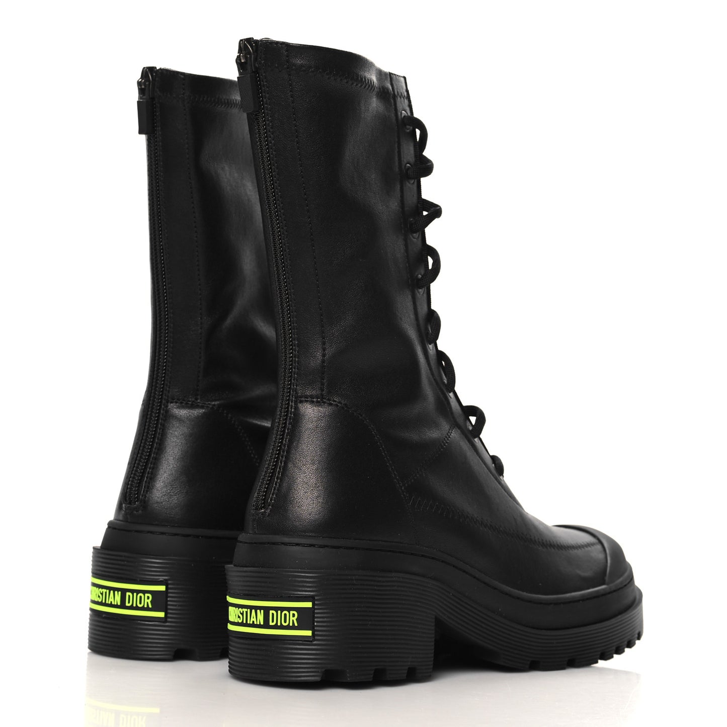 Nappa Stretch Dior Arcade Boots 37 Black