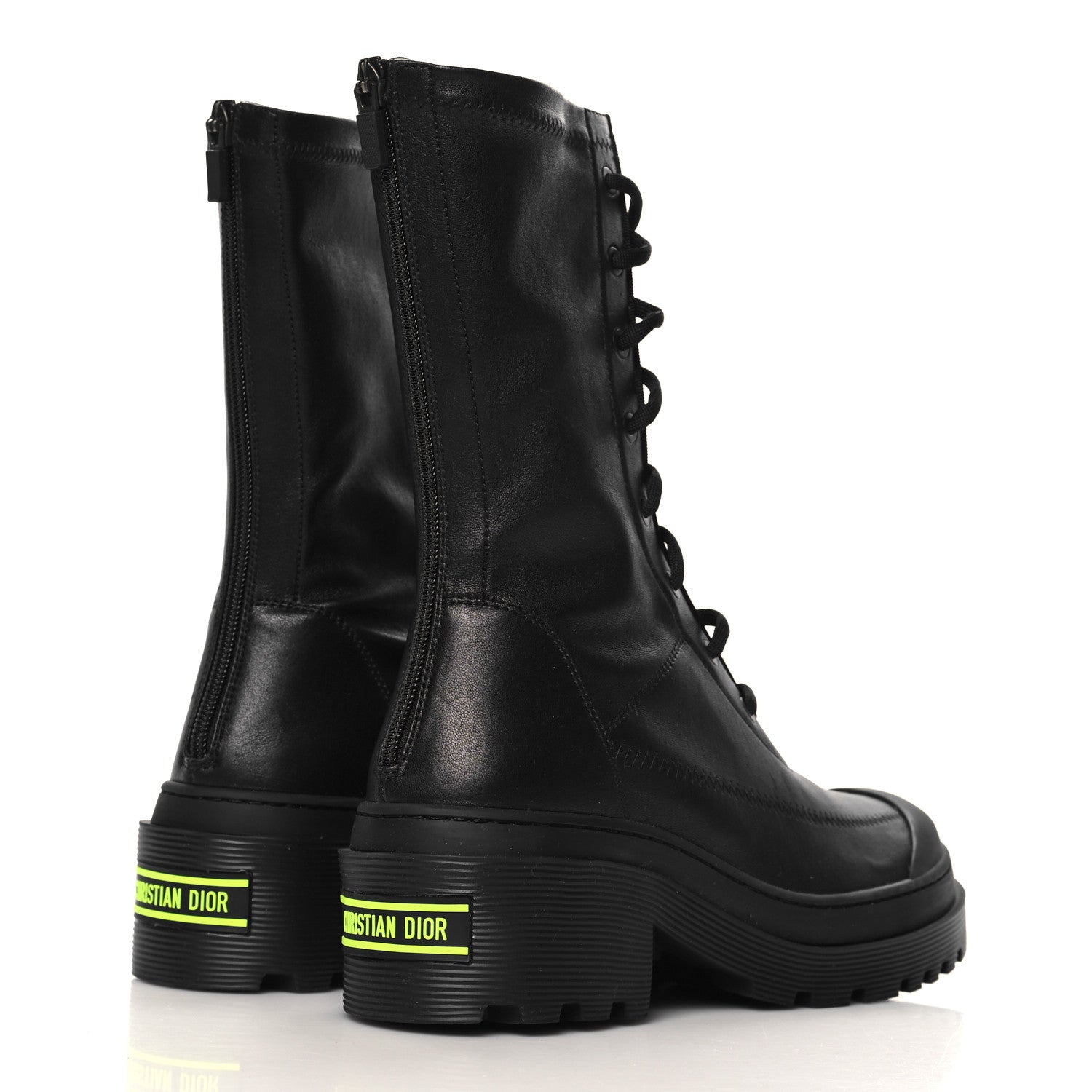 Christian Dior Nappa Stretch Dior Arcade Boots 37 Black 5 of 8