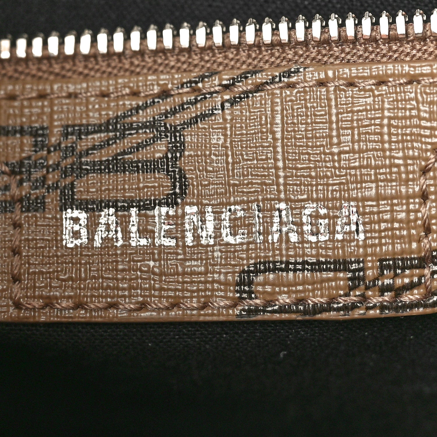 Balenciaga Coated Canvas BB Monogram Neo Cagole Handbag XS Beige Brown 7 of 10