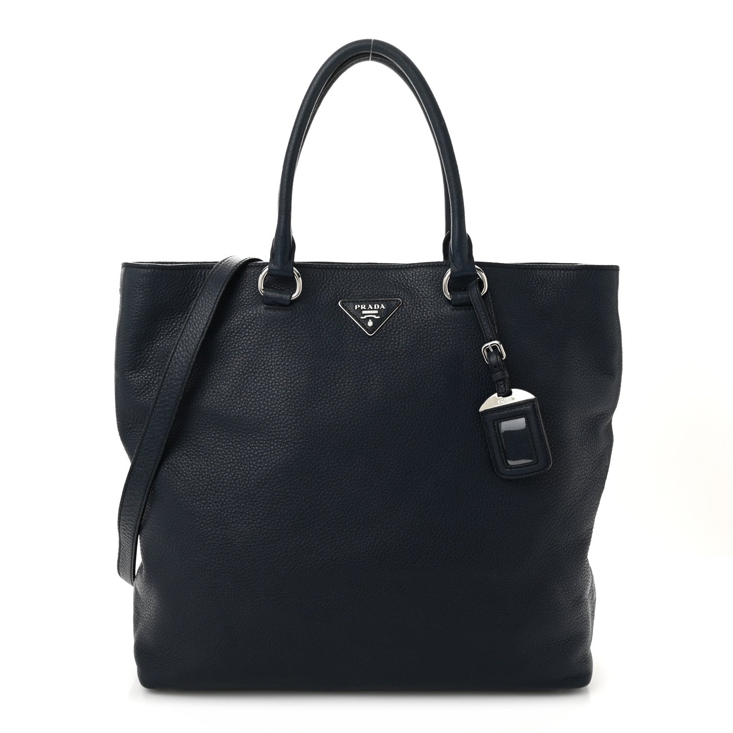 Prada Vitello Daino Shopping Tote Baltico 1 of 10