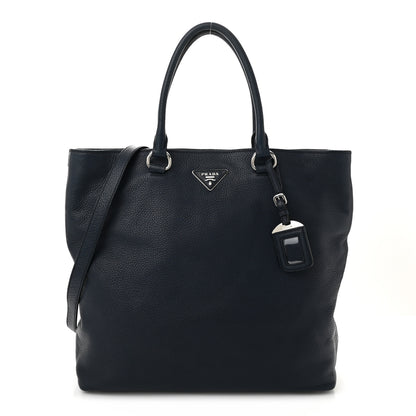Prada Vitello Daino Shopping Tote Baltico 1 of 10