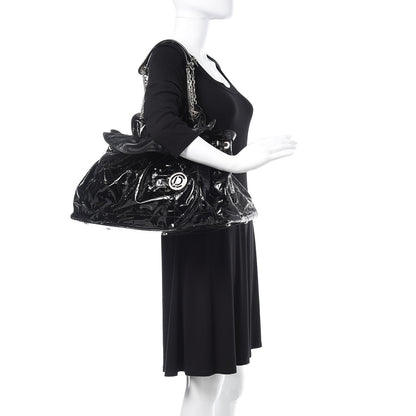 Christian Dior Patent Cannage Medium Le Trente Tote Black 2 of 13