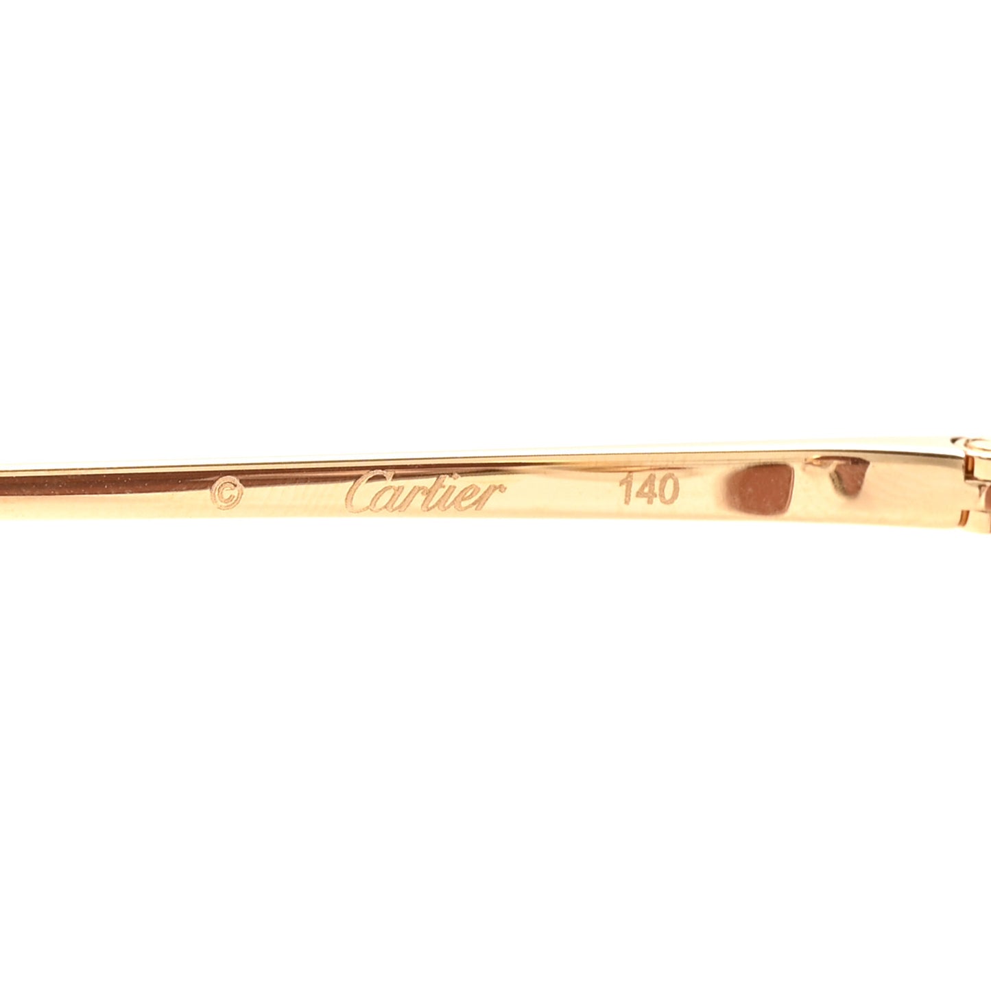 Panthere De Cartier Round Sunglasses CT0149S Gold Pink