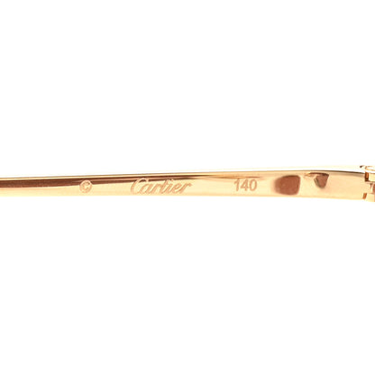 Cartier Panthere De Cartier Round Sunglasses CT0149S Gold Pink 5 of 8