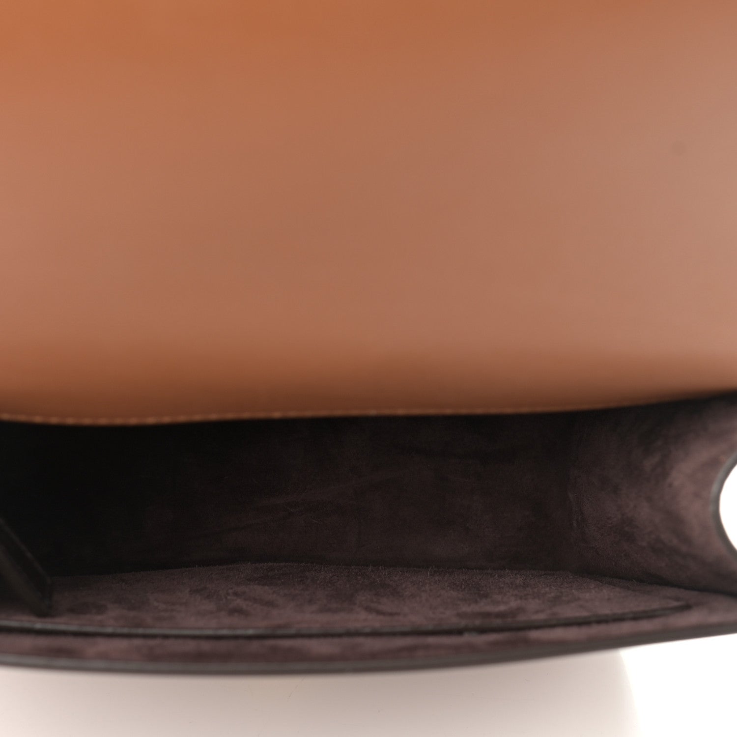 Saint Laurent Smooth Calfskin Carre Satchel Brown 4 of 9
