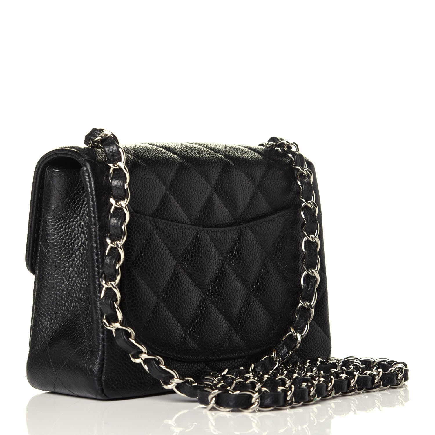 Chanel Caviar Quilted Mini Square Flap Black 3 of 10