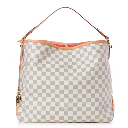 Louis Vuitton Damier Azur Delightful MM Pink 1 of 8