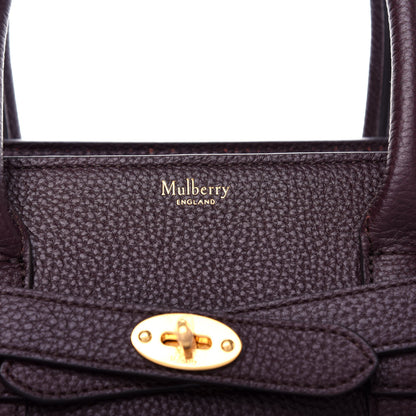 Mulberry Grain Vegetable Tanned Calfskin Small Zipped Bayswater Oxblood 9 of 11