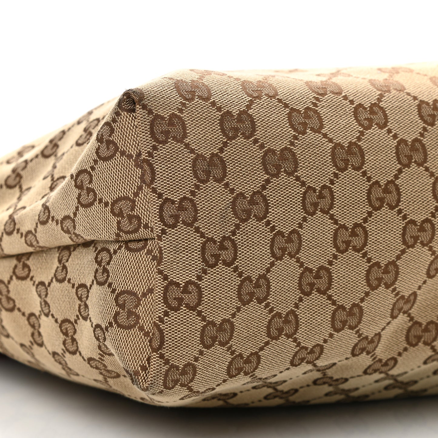 Monogram Web Medium Flat Messenger Bag Brown
