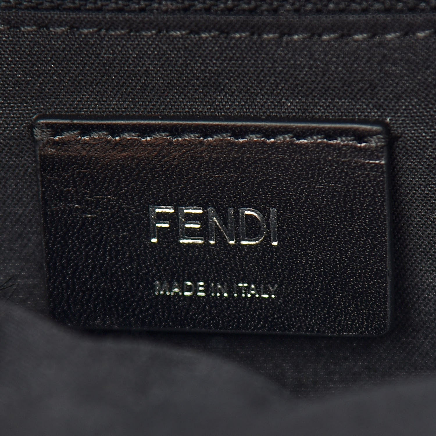 Fendi Nylon Vitello Fox Goat Fur Monster Eyes Mini Backpack Black Multicolor Sky 6 of 10
