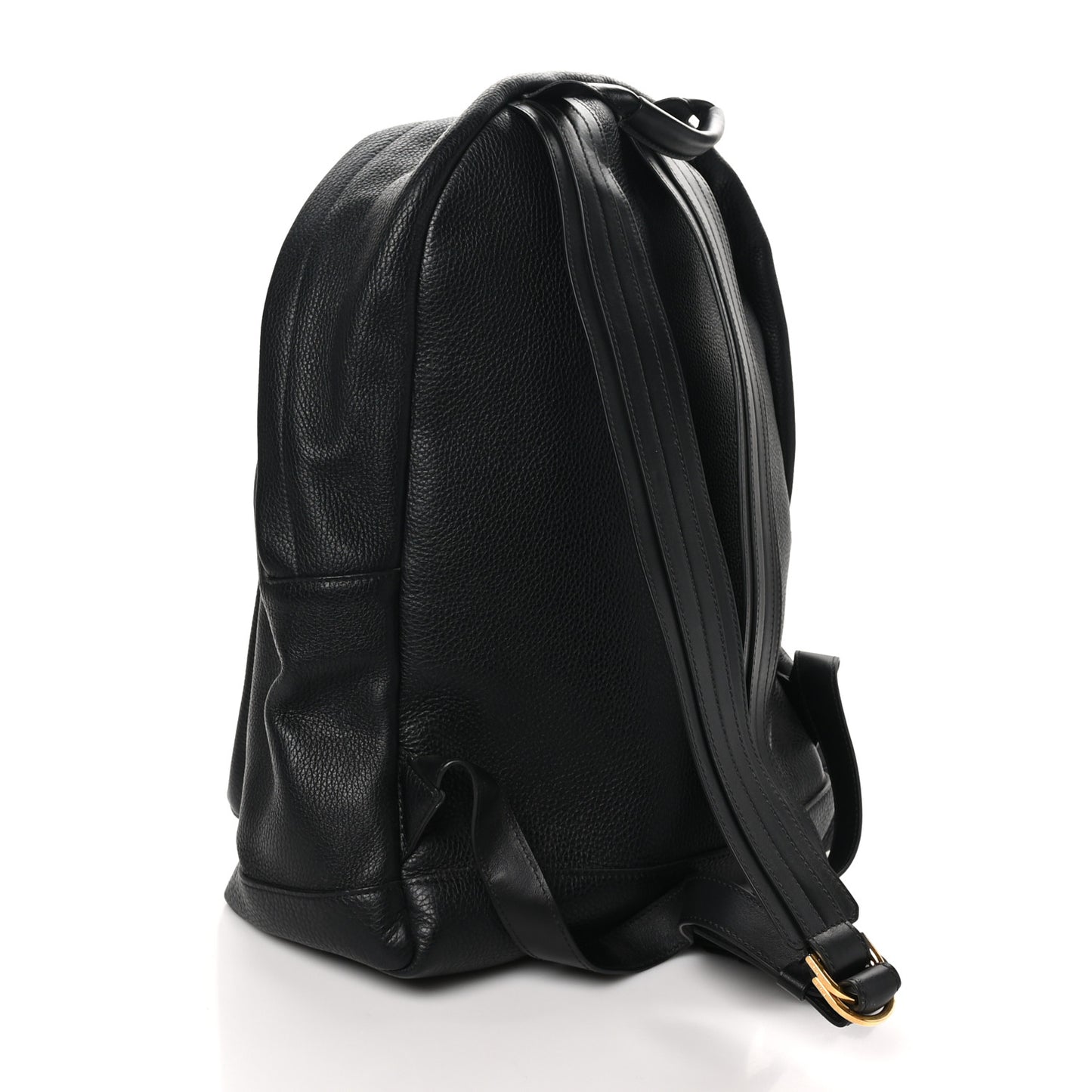 Grained Calfskin Buckley Backpack Black