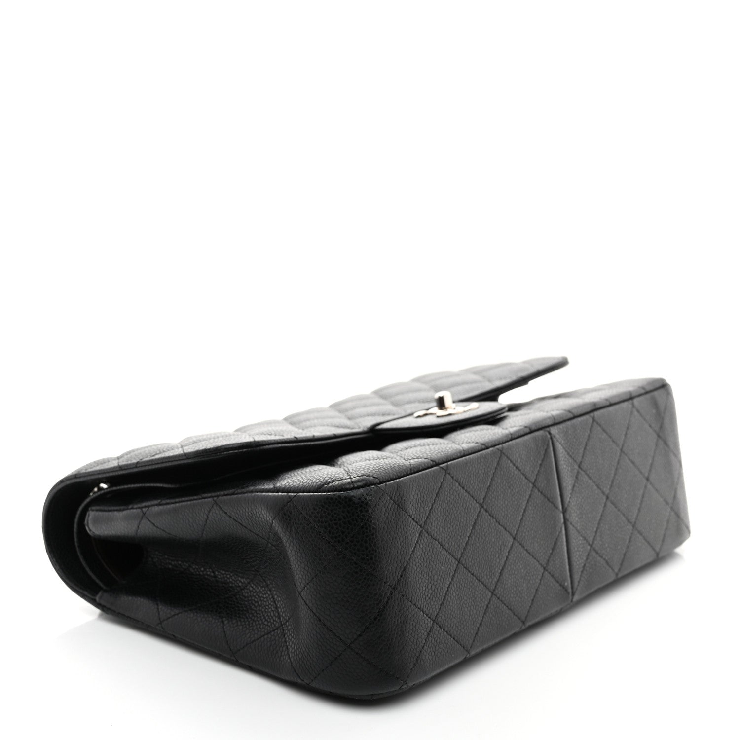 Chanel Caviar Quilted Jumbo Double Flap Black 4 of 14