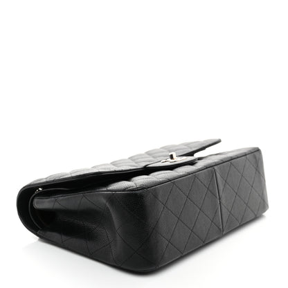 Chanel Caviar Quilted Jumbo Double Flap Black 4 of 14