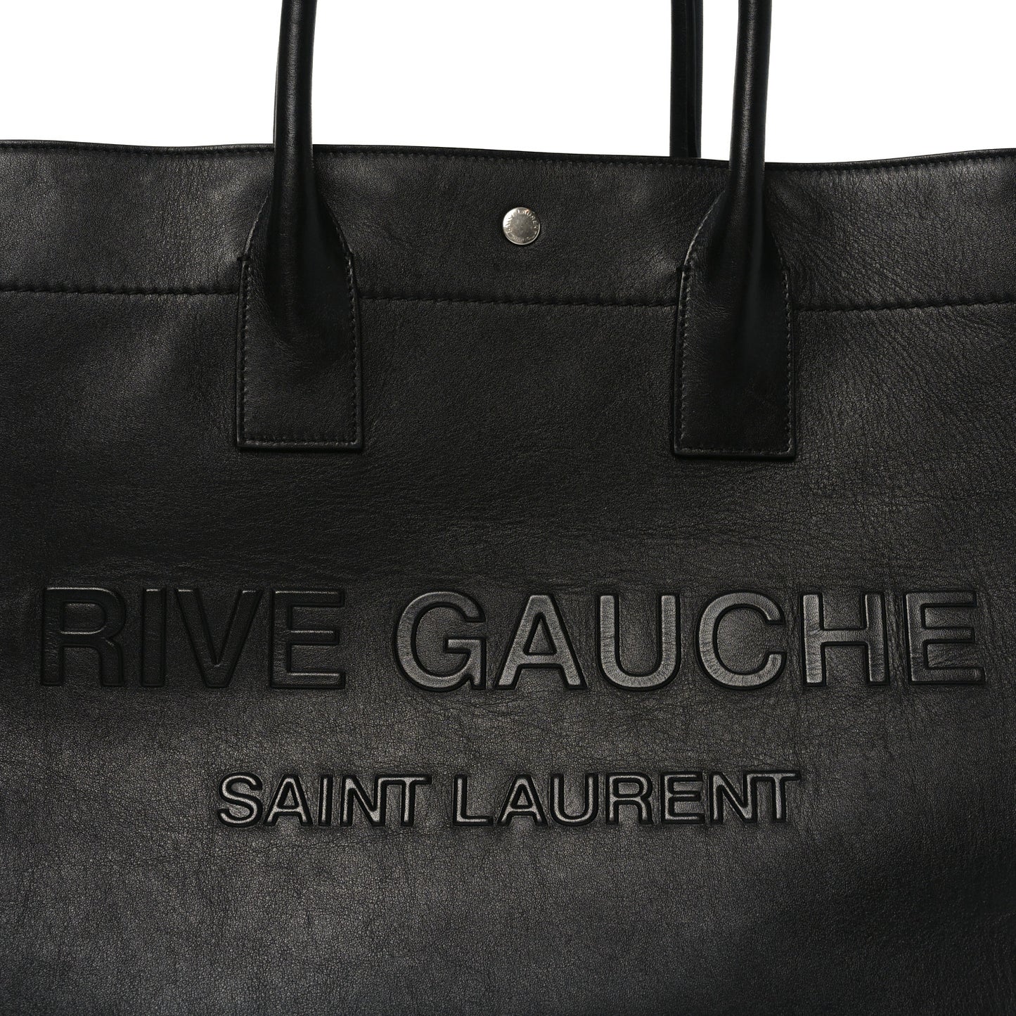 Vitello Rive Gauche Large Tote Black