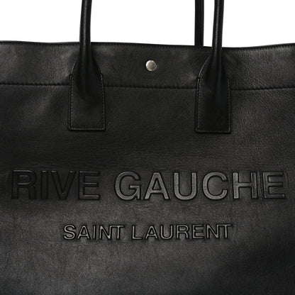 Saint Laurent Vitello Rive Gauche Large Tote Black 8 of 11