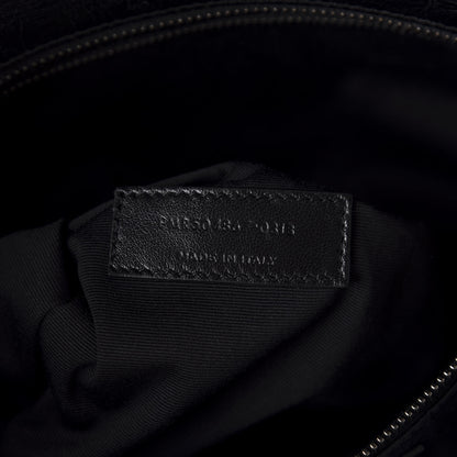 Saint Laurent Crinkled Calfskin Matelasse Monogram Large Niki Shopping Tote Bag Black 8 of 10