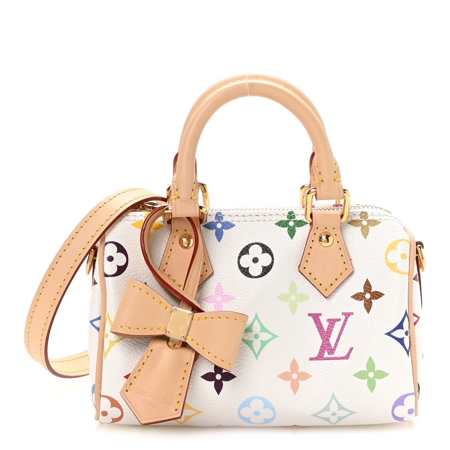 Louis Vuitton LV X TM Monogram Multicolor Nano Speedy White 1 of 10