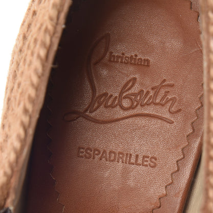 Christian Louboutin Praia 140 Platform Espadrilles 37 Tobacco 9 of 20