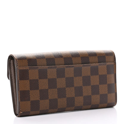 Louis Vuitton Damier Ebene Sarah Wallet NM 3 of 6
