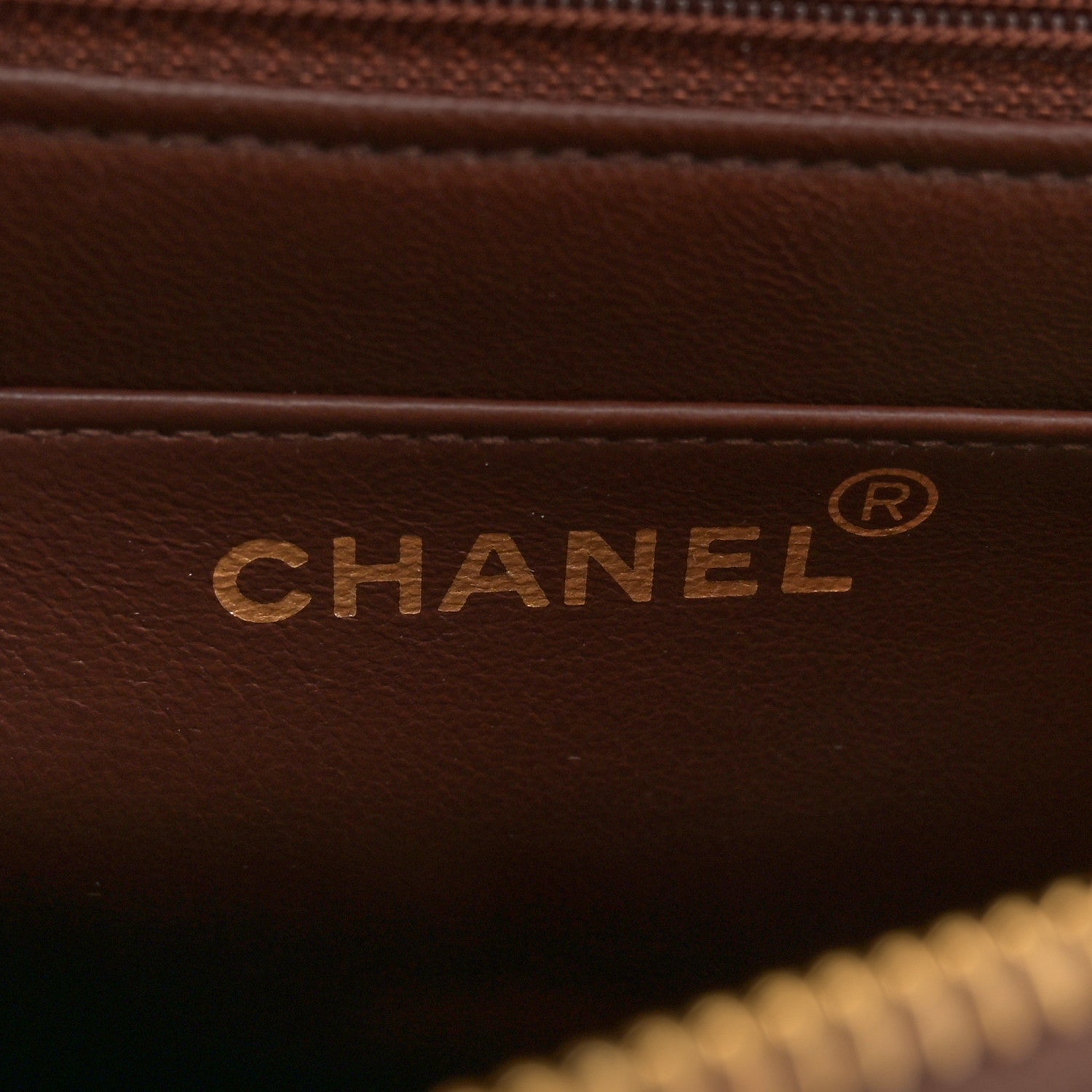 Chanel Lambskin Quilted Backpack Brown 6 of 10