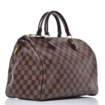 Louis Vuitton Damier Ebene Speedy 30 3 of 7