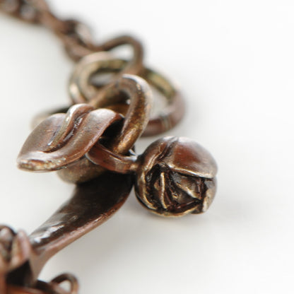 Chanel Camellia CC Short Necklace Bronze 5 of 6