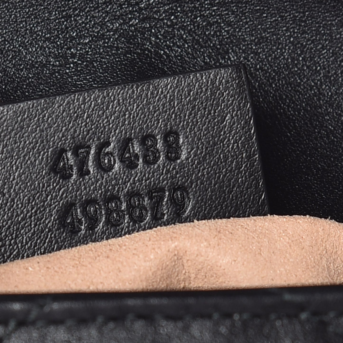 Calfskin Matelasse Super Mini GG Marmont Shoulder Bag Black