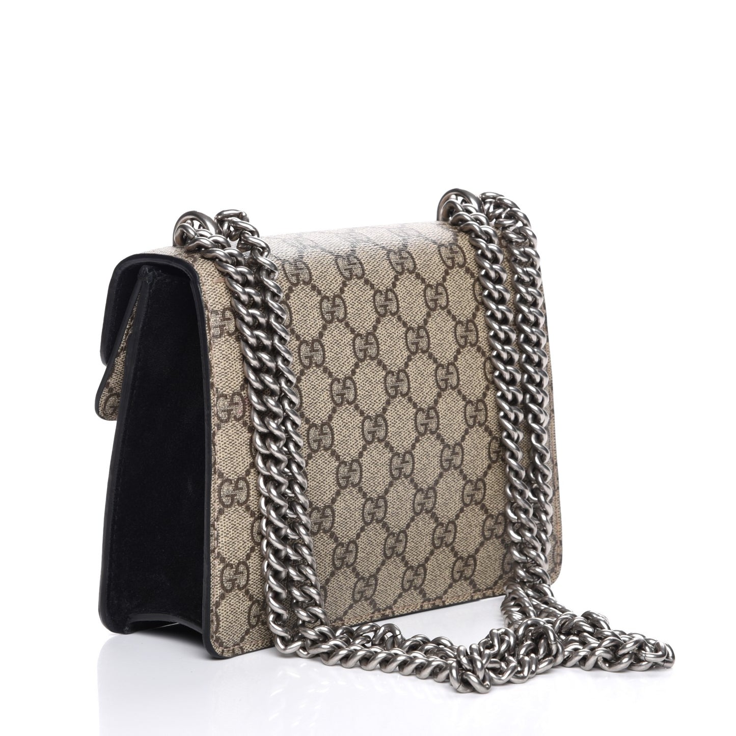 GG Supreme Monogram Mini Dionysus Shoulder Bag Black