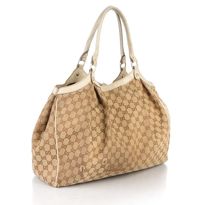 Gucci Monogram Large Sukey Tote Off White 3 of 10