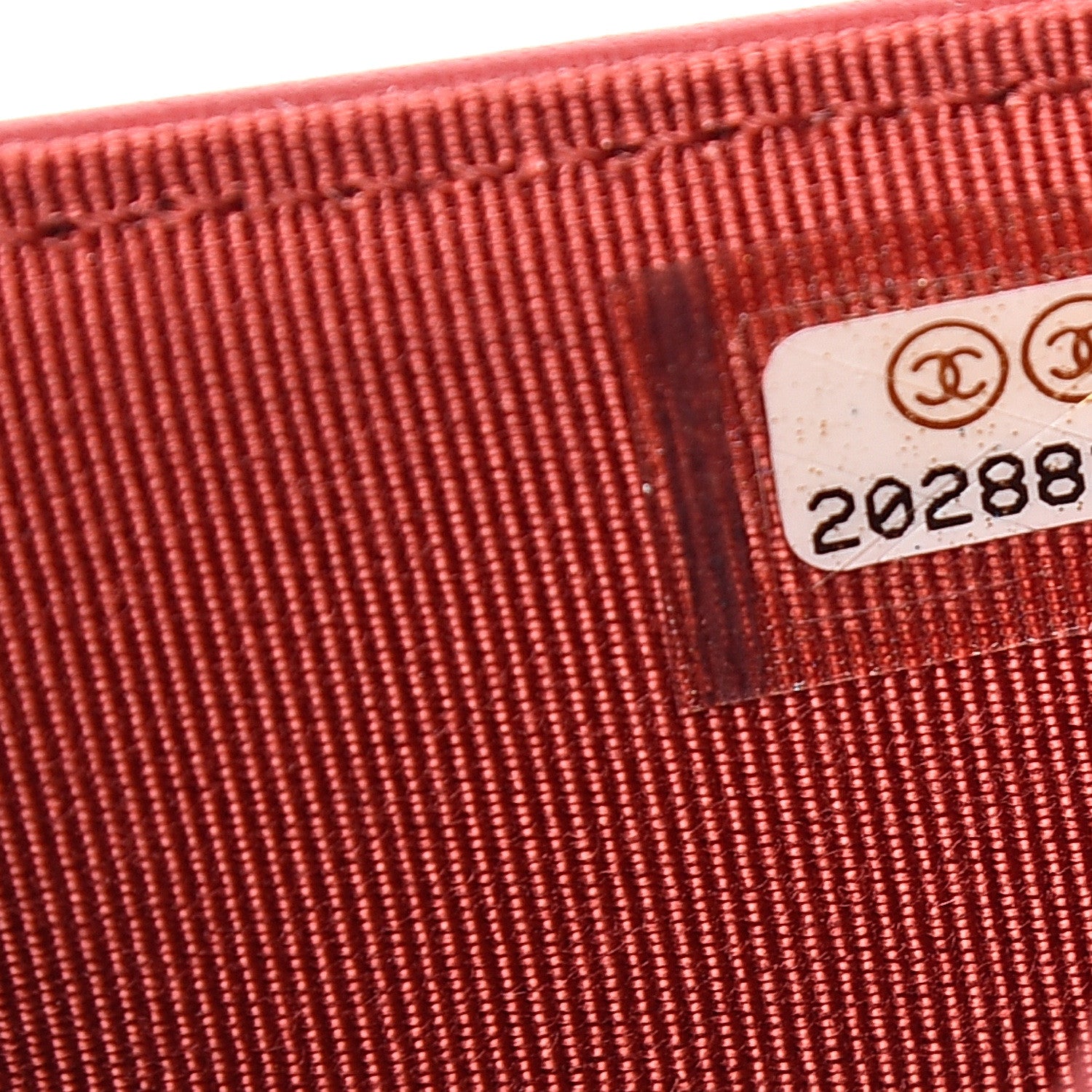 Chanel Caviar Quilted Long Flap Wallet Dark Red 7 of 8