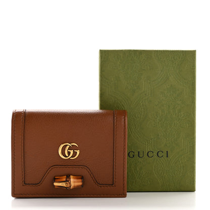 Gucci Wonka Grain Calfskin Diana Card Case Wallet Cuir 9 of 9