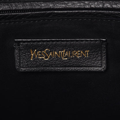 Saint Laurent Pony Hair Calfskin Leopard Print Medium Cabas Chyc Black 6 of 8